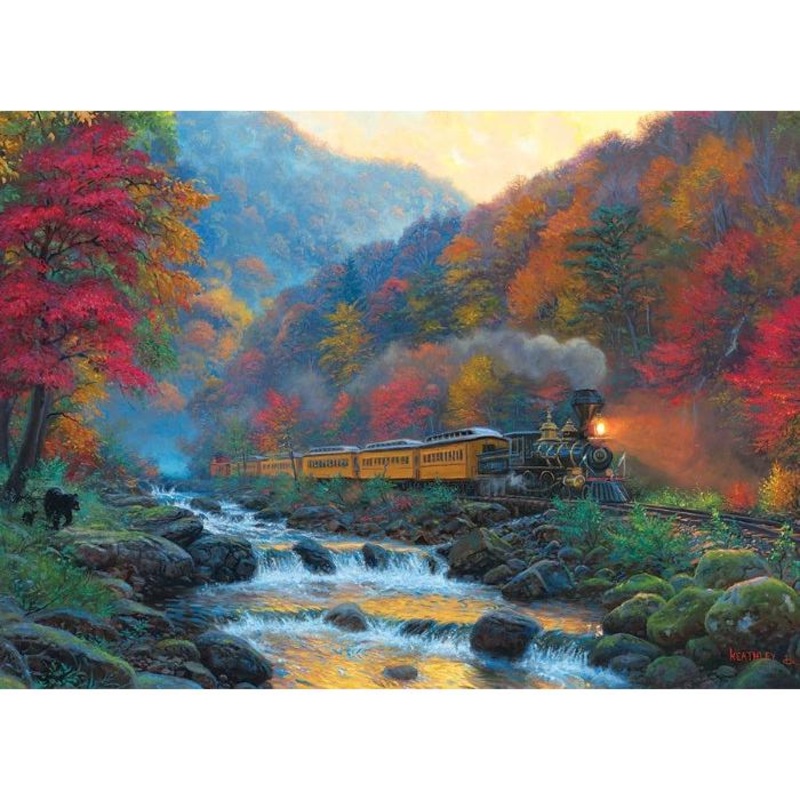 1000pc Smoky Train Puzzle