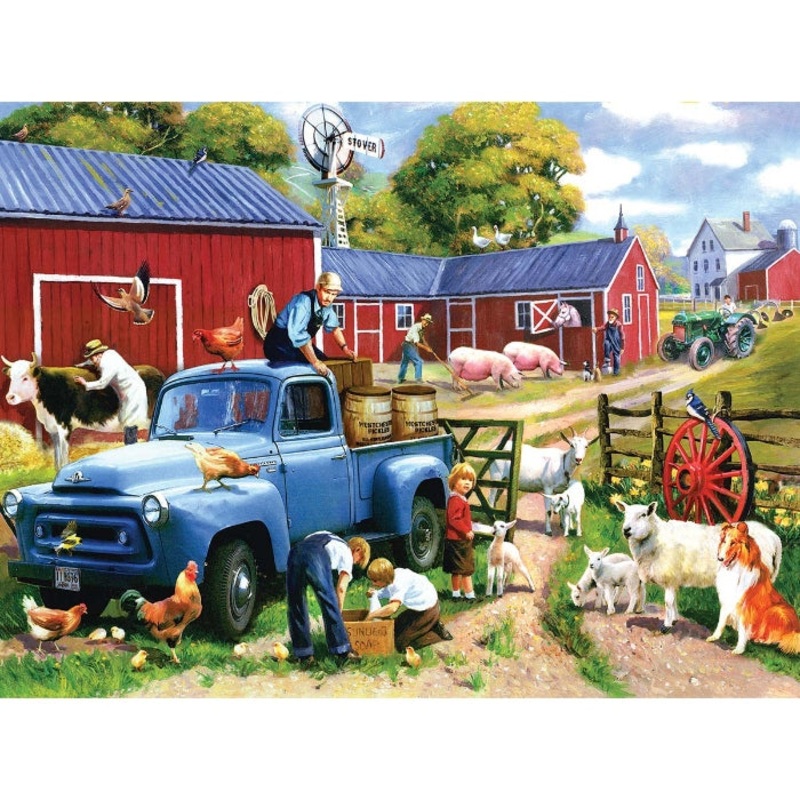 1000pc Spring Farm Days Puzzle