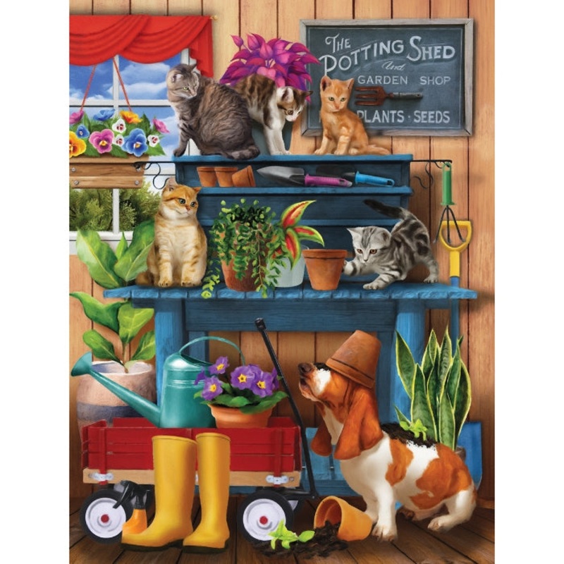 1000pc Trouble in the Potting Shed Puzzle