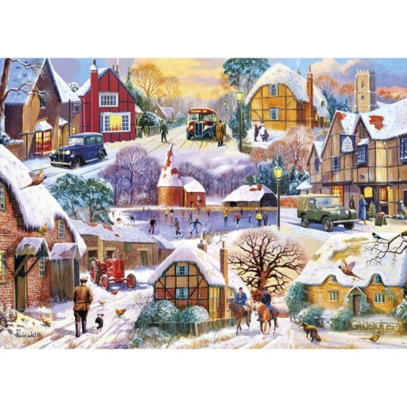 1000pc Winter Cottages Puzzle