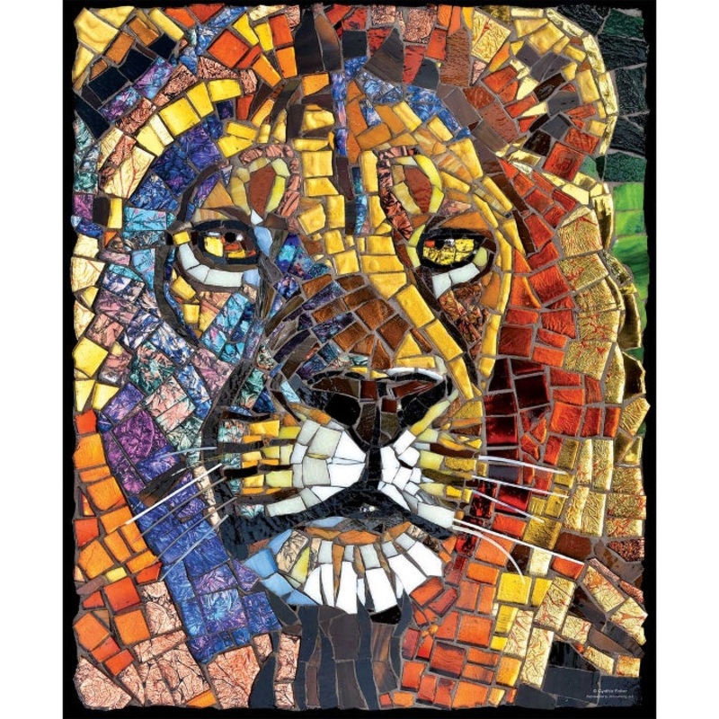 1000pc Stained Glass: Lion Puzzle