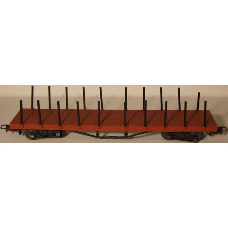 HO Flat Car Kit – Red Oxide