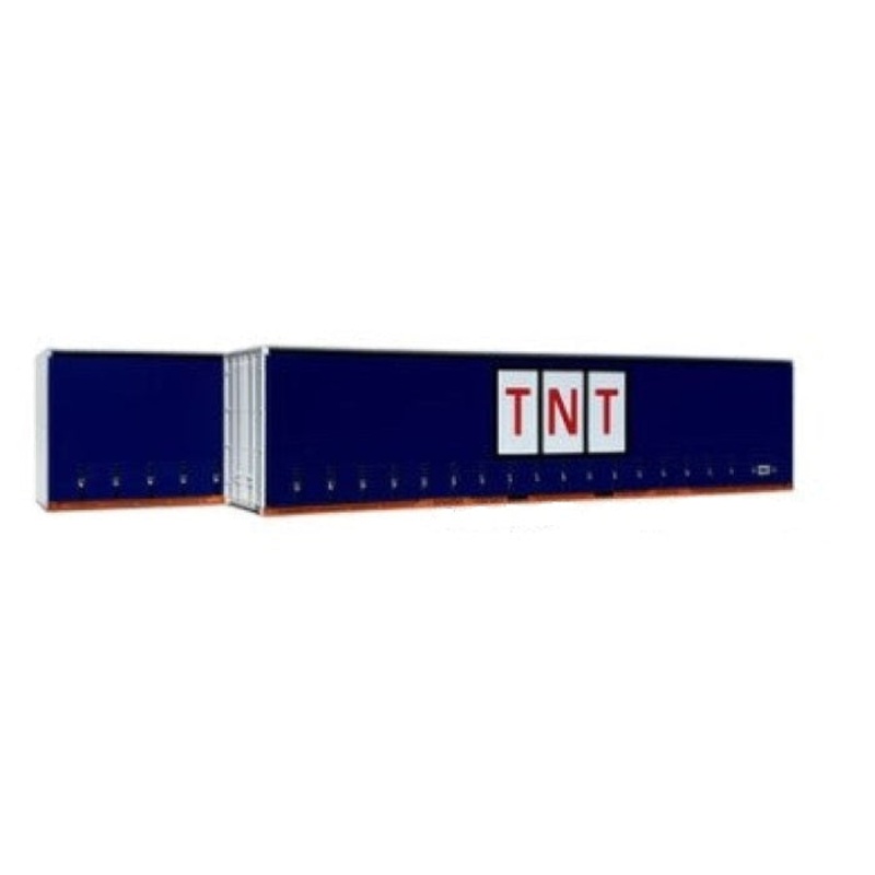 HO TNT Blue Tarp 40′ Curtain Sided Container