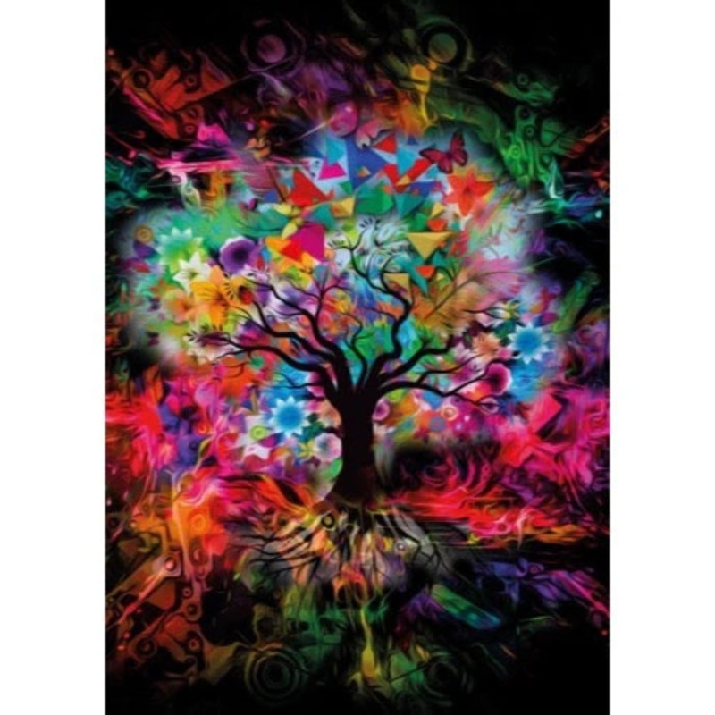 1000pc Colorful Tree Jigsaw Puzzle