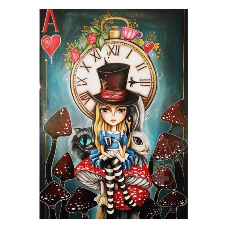 1000pc Tea Time with Alice Romi Lerda Special Edition Jigsaw Puzzle