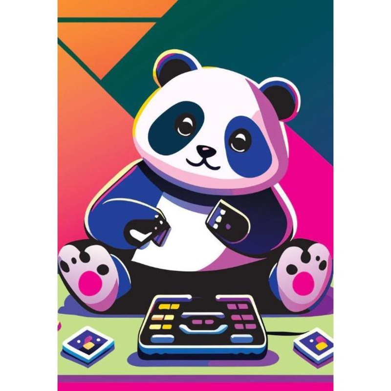 1000pc Happy Panda Jigsaw Puzzle