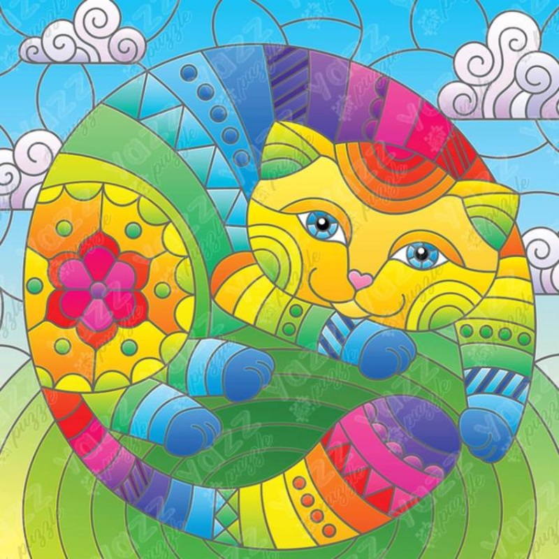 1023pc Cat in the Circle Jigsaw Puzzle
