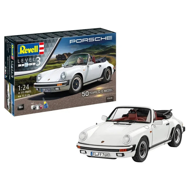 1/24 Porsche 911 G-Model Cabrio 50th Anniversary Gift Set