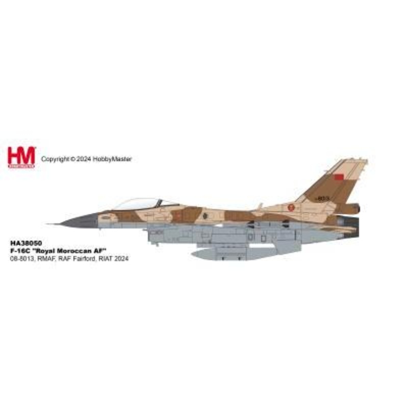 1/72 F-16C “Royal Moroccan AF” 08-8013 RMAF RAF Fairford RIAT 2024