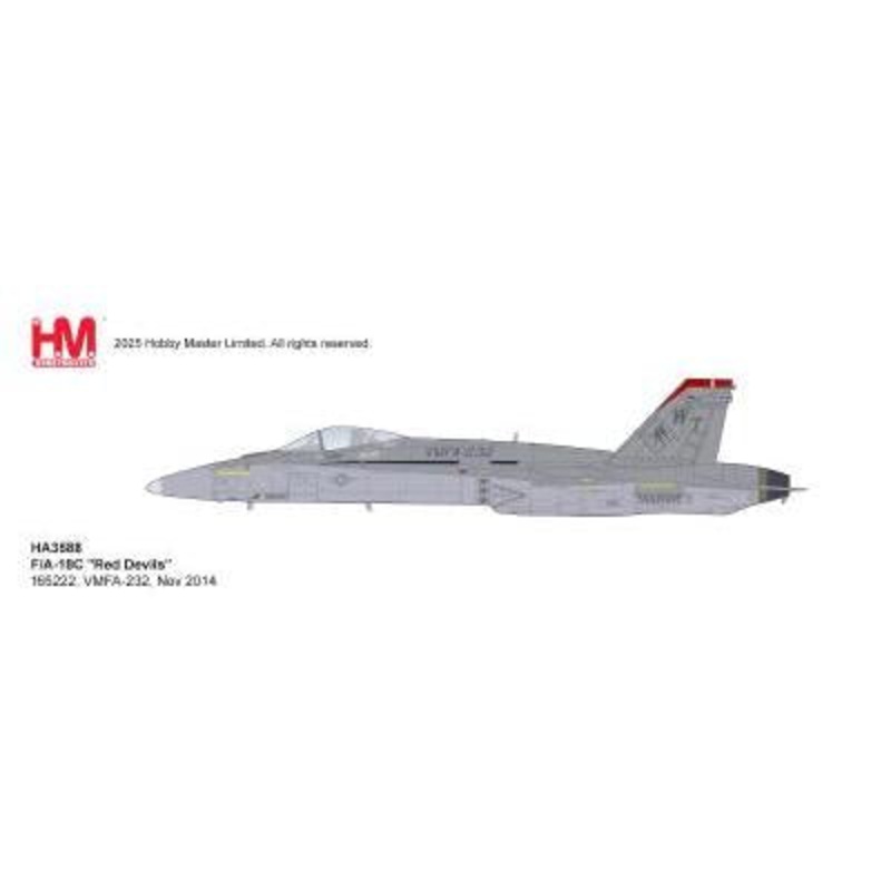 1/72 F/A-18C “Red Devils” 165222 VMFA-232 Nov 2014