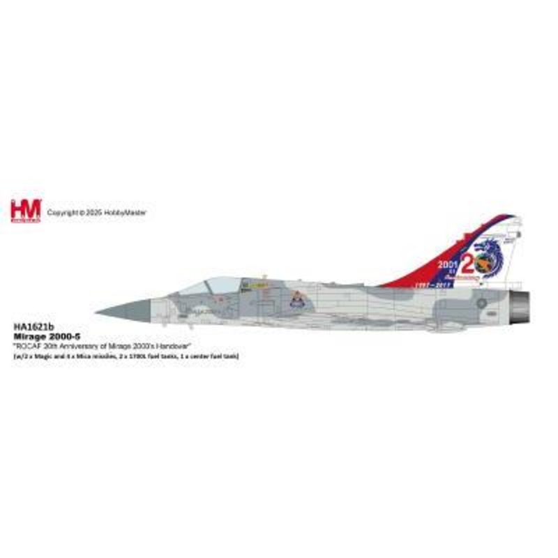 1/72 Mirage 2000-5 “20th Anniversary of Mirage 2000 ROCAF”