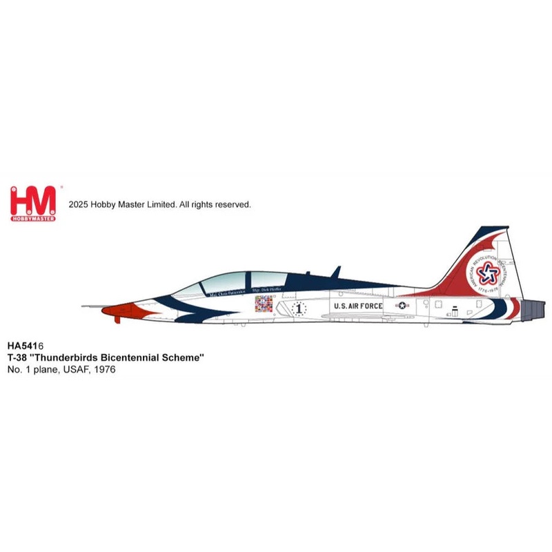 1/72 T-38 “Thunderbirds Bicentennial Scheme” No.1 Plane USAF 1976