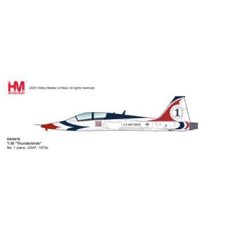 1/72 T-38 “Thunderbirds” No.1 Plane USAF 1970s