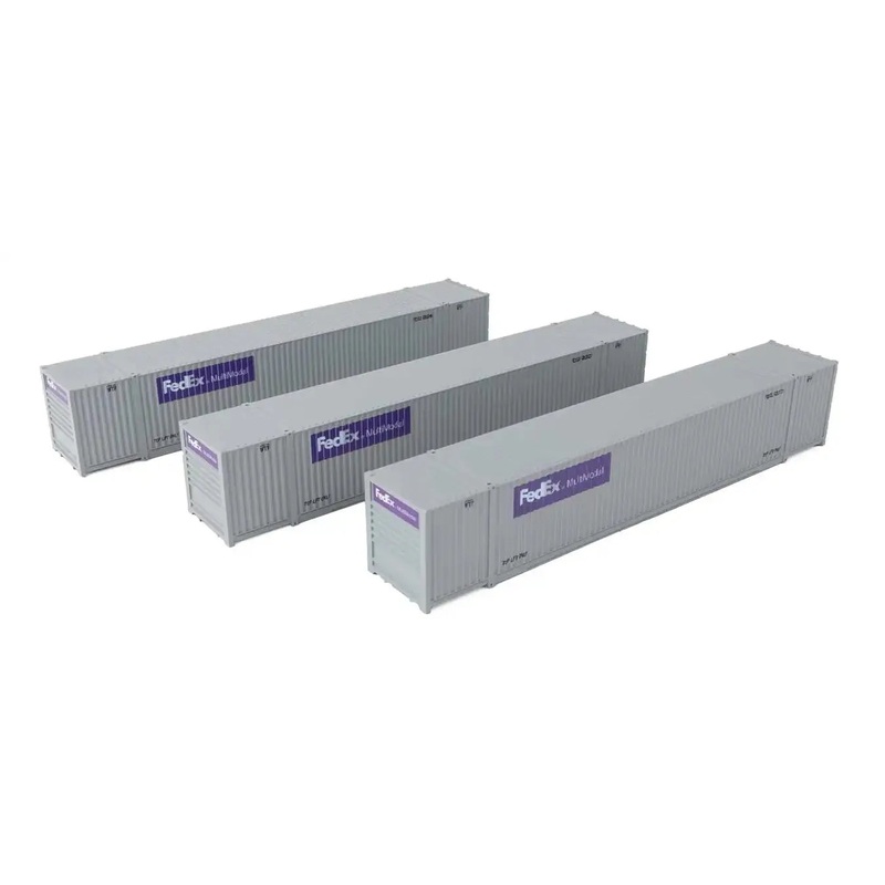 HO 53′ Singamas Corrugated Side Container – 3-Pack – FedEx