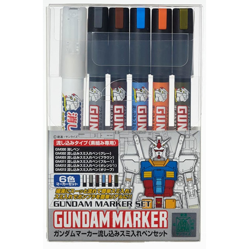 Gundam Marker – Gundam Pouring Inking Pen Set