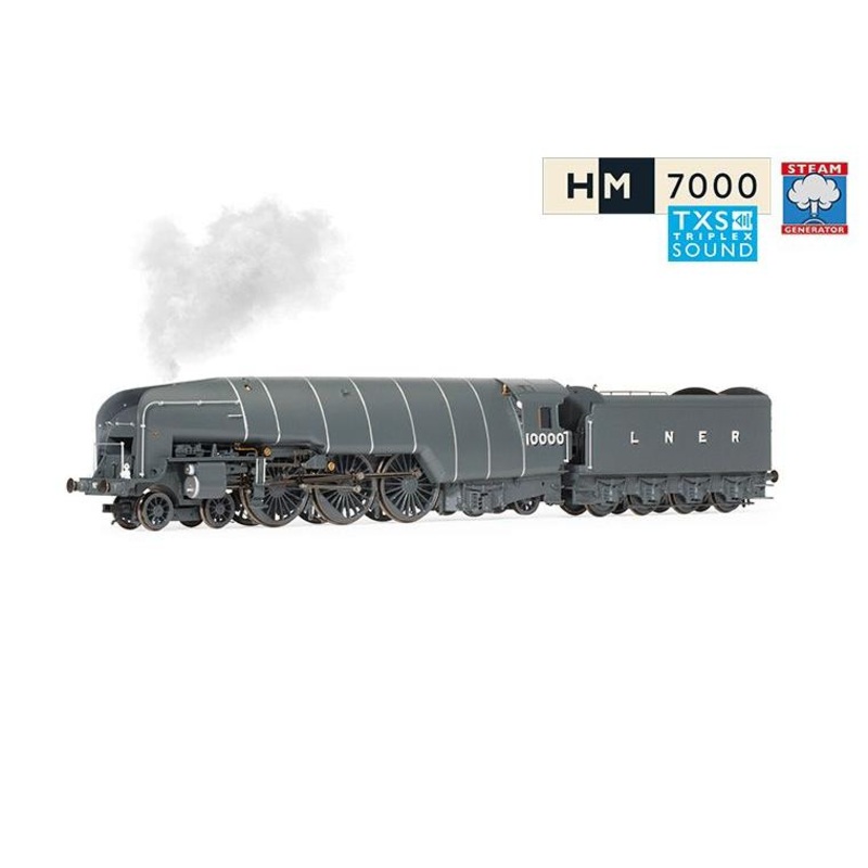 OO LNER W1 Class 4-6-4 10000 ‘Hush Hush’ with Steam Generator – Era 3