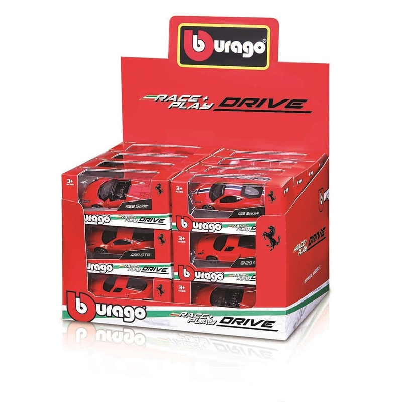 1/64 Ferrari Race & Play Ferrari Drive WB 1pc