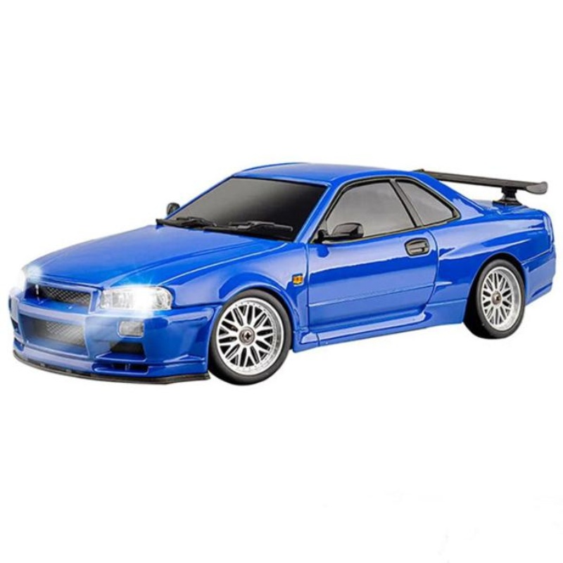 1/18 34 Drift Car RTR with Gyro Blue Metal Body
