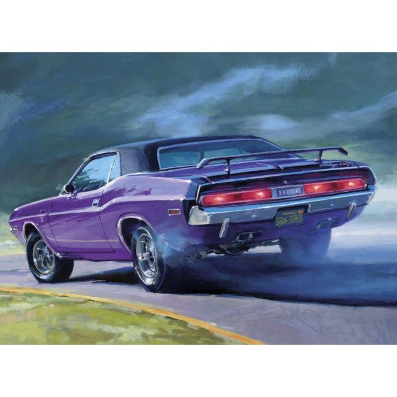 1/25 1970 Dodge Challenger USPS Plastic Model Kit