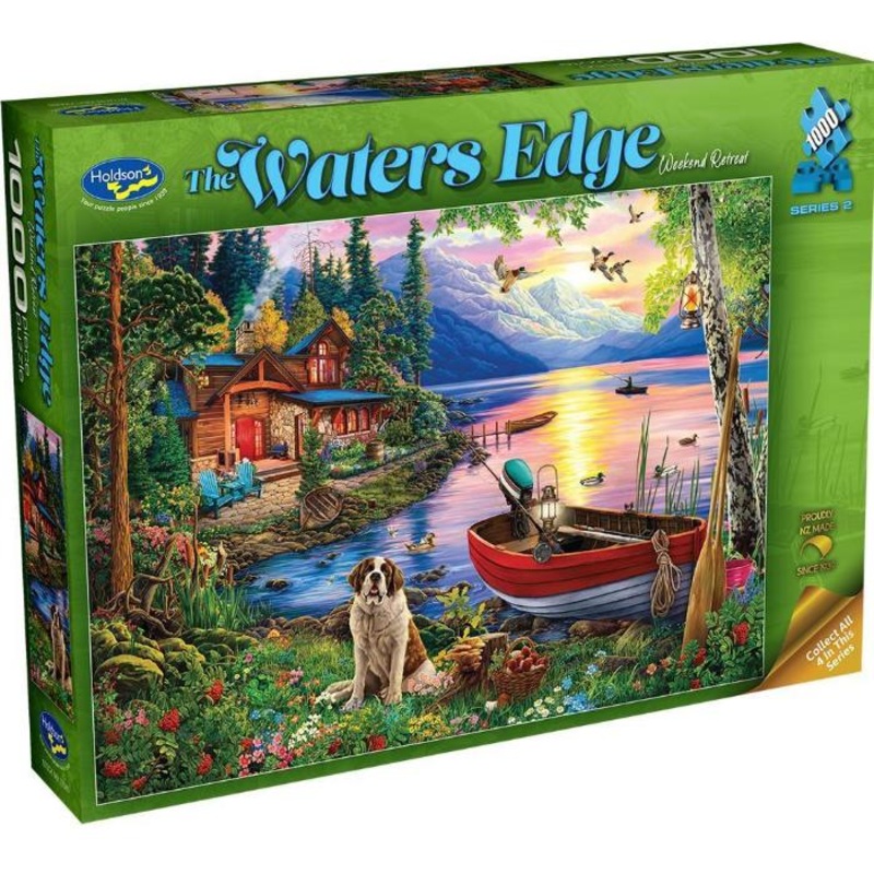 1000pc The Waters Edge 2 Weekend Retreat Jigsaw Puzzle
