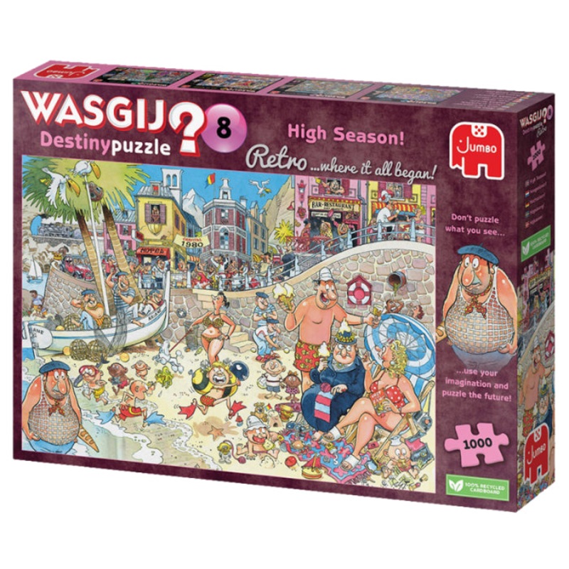 1000pc Wasgij? Retro Destiny #8 High Season Jigsaw Puzzle