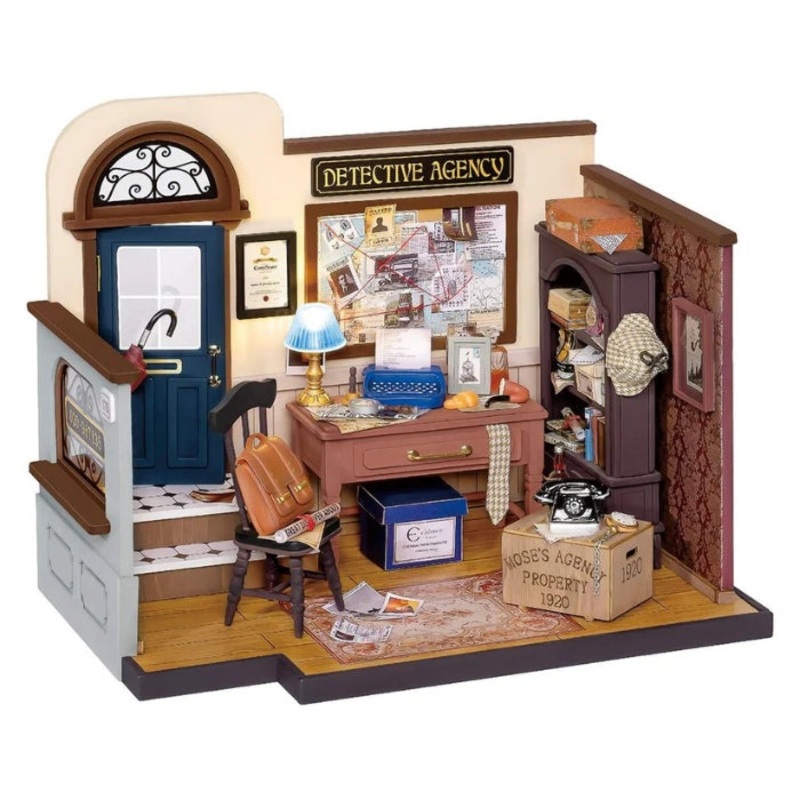 DIY Mini House Mose’s Detective Agency