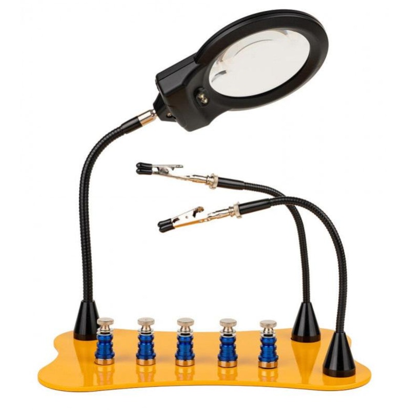 Soldering and Work Station with Magnifying Lamp