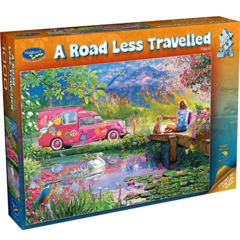 1000pc A Road Less Travelled Hippie Jigsaw Puzzle