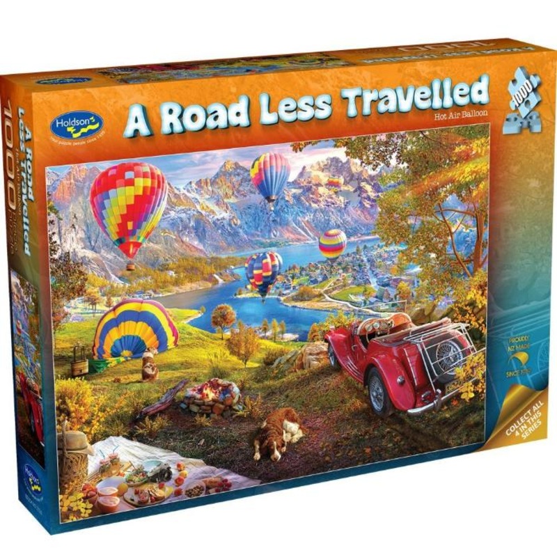 1000pc A Road Less Travelled Hot Air Balloon Jigsaw Puzzle