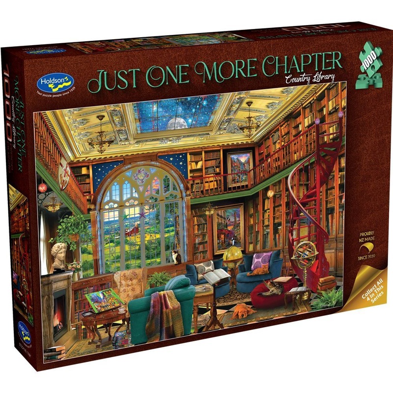 1000pc Just One More Chapter Country Library Jigsaw Puzzle