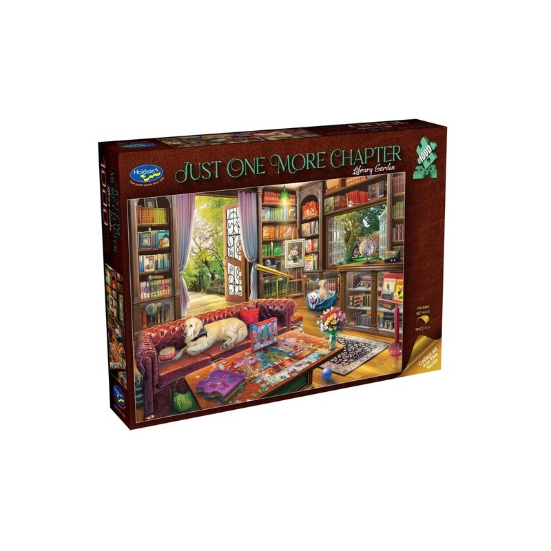 1000pc Just One More Chapter Library Garden Jigsaw Puzzle