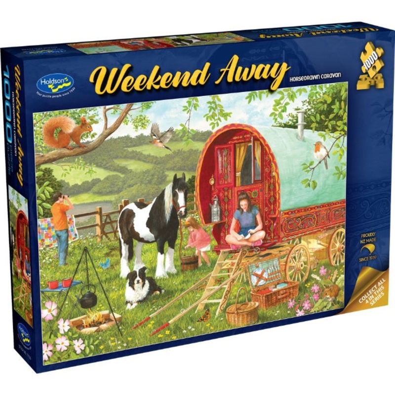 1000pc Weekend Away Horsedrawn Caravan Jigsaw Puzzle