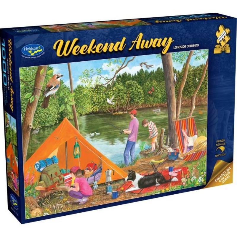 1000pc Weekend Away Lakeside Camping Jigsaw Puzzle
