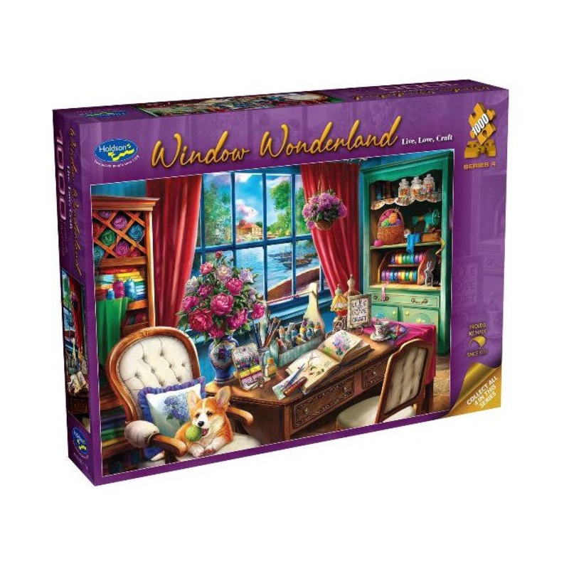 1000pc Window Wonderland 4 Live Love Craft Jigsaw Puzzle
