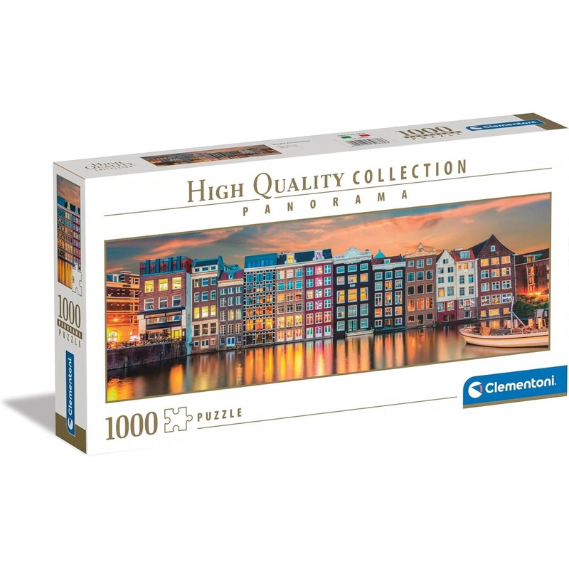 1000pc Bright Amsterdam Panorama Jigsaw Puzzle