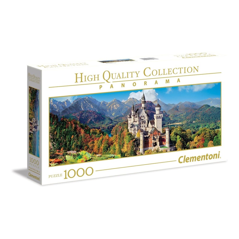 1000pc Neuschwanstein Long HQ Panorama Jigsaw Puzzle