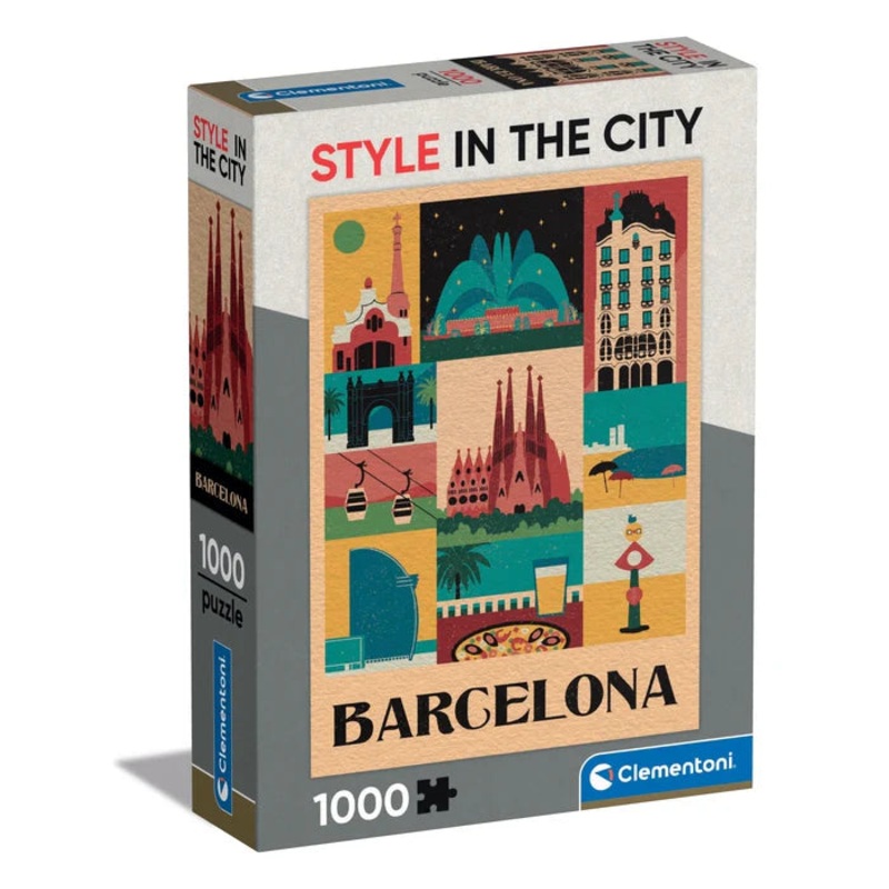 1000pc Style In The City – Barcelona Jigsaw Puzzle