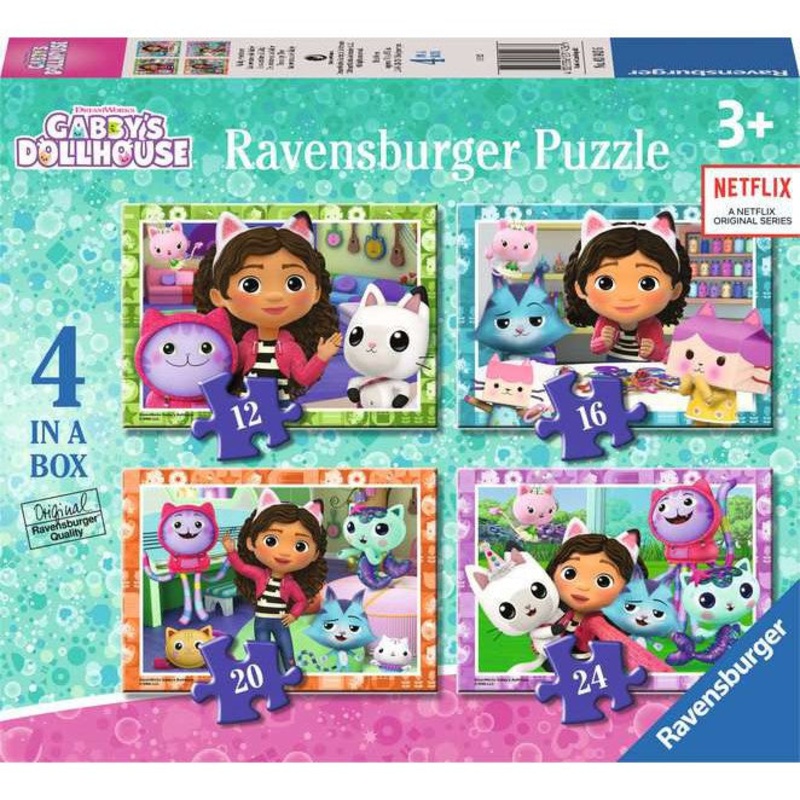 12 16 20 24pc Gabby’s Dollhouse Puzzle