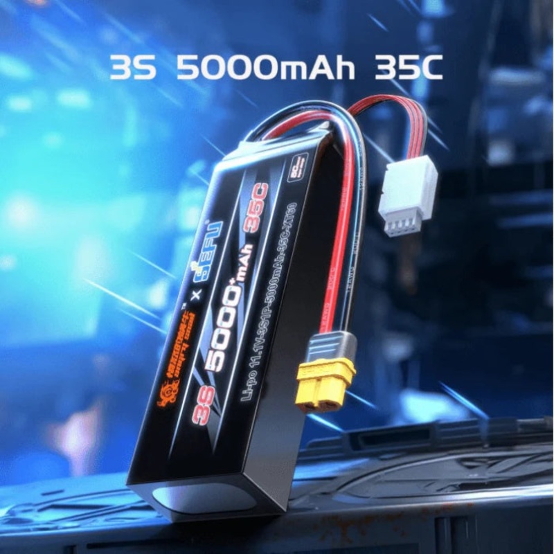 3S 11.1V 5000mAh 35C LiPo Battery (for 1/10 Hyper Go)