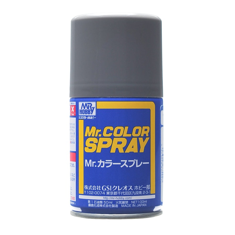 Mr Color Spray Semi-Gloss Neutral Grey