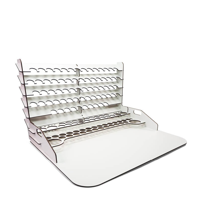Paint Display and Work Station with Vertical Storage 50 x 37 cm
