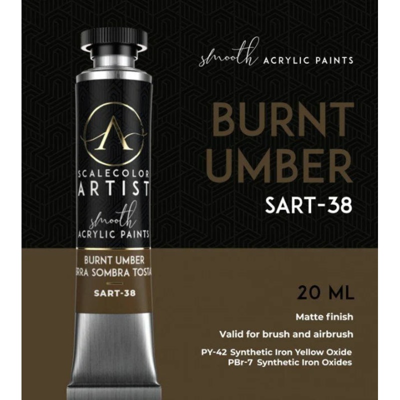 Scalecolor Artist Burnt Umber 20ml