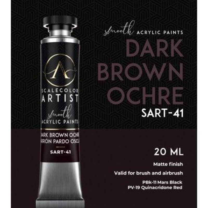 Scalecolor Artist Dark Brown Ochre 20ml
