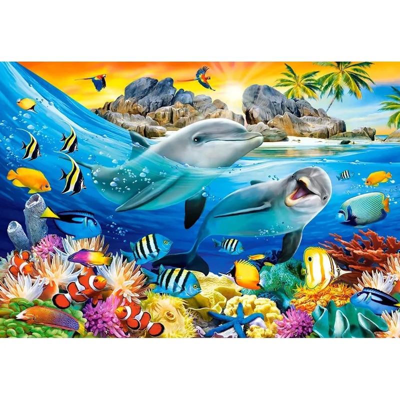 1000pc Dolphins In The Tropics Puzzle