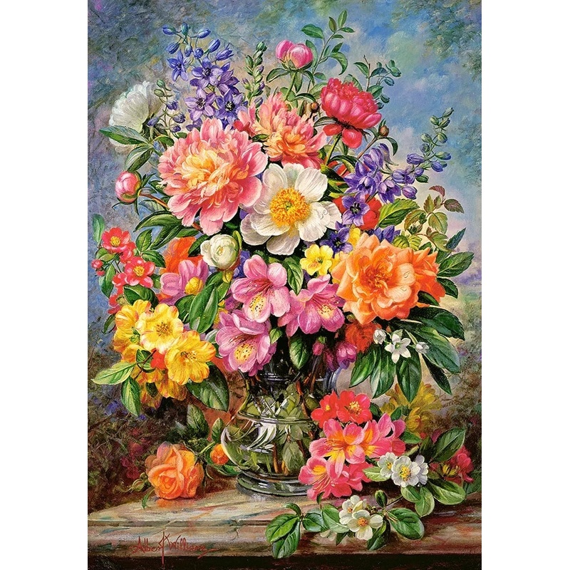 1000pc June Flowers In Radiance Puzzle