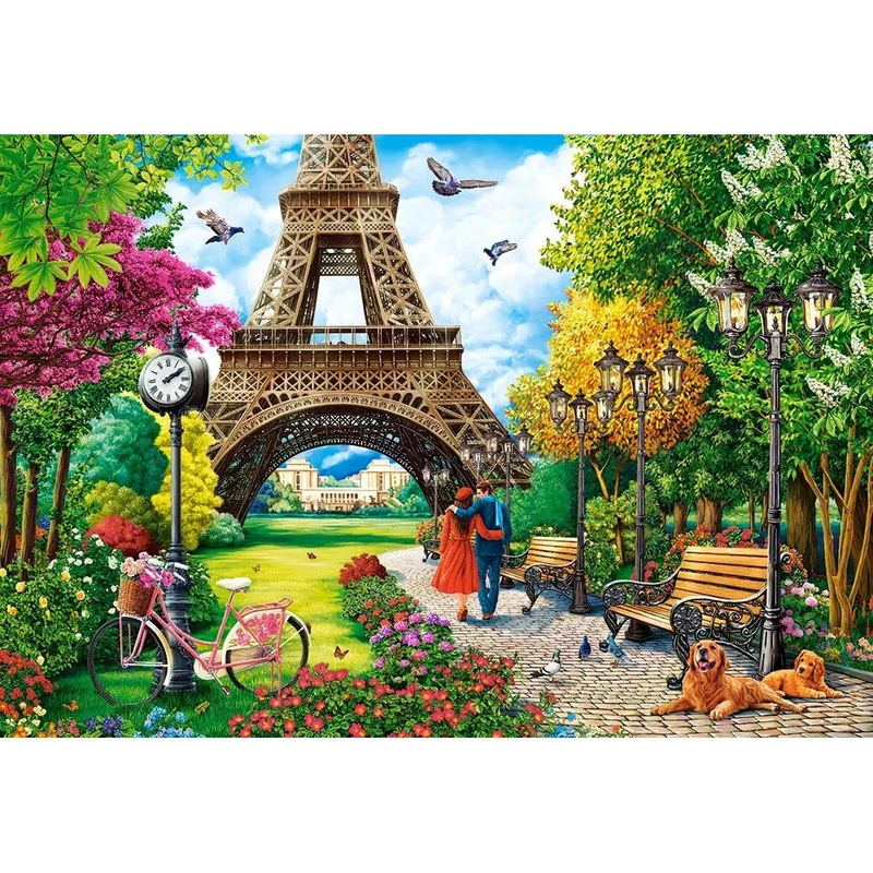 1000pc Spring In Paris Puzzle