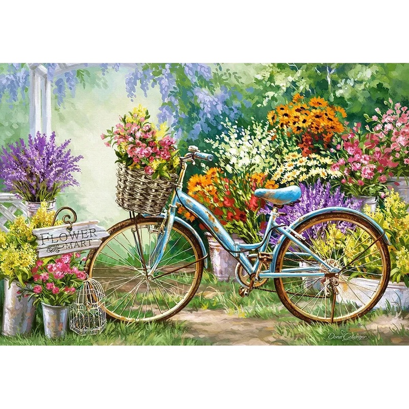 1000pc The Flower Mart Puzzle