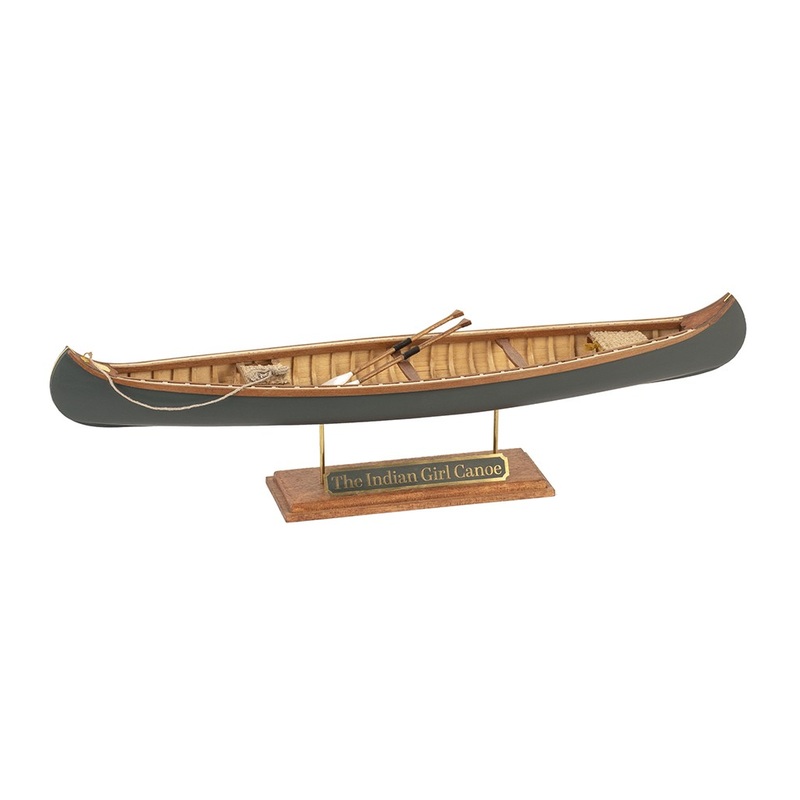 1/16 The Indian Girl Canoe Wooden Ship
