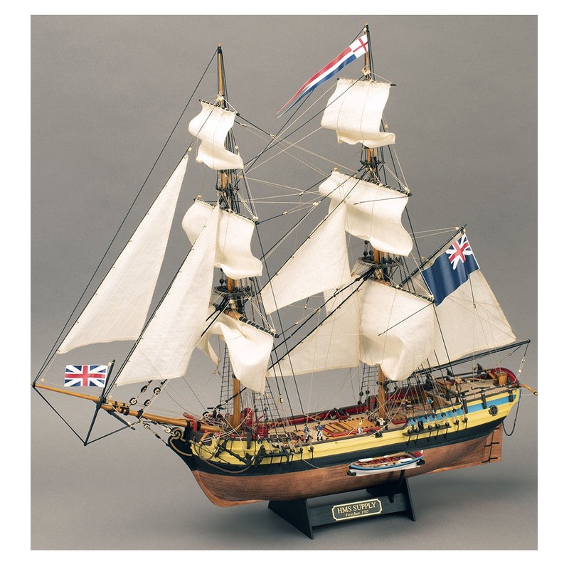 1/50 HMS Supply First Fleet Wooden Ship