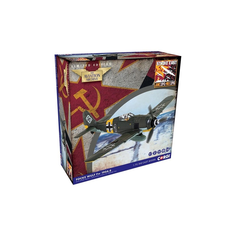 1/72 Focke Wulf FW 190A-8 ‘Black 1’ Oberleutnant Otto Kittel